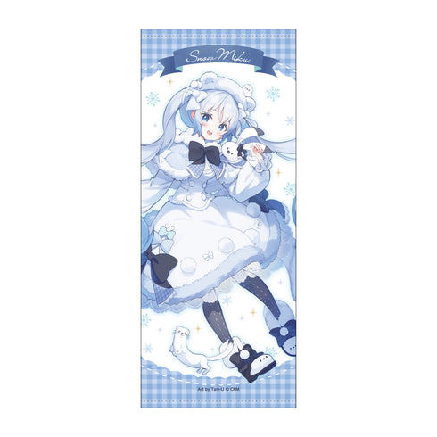 『雪ミク×き花』フェイスタオル